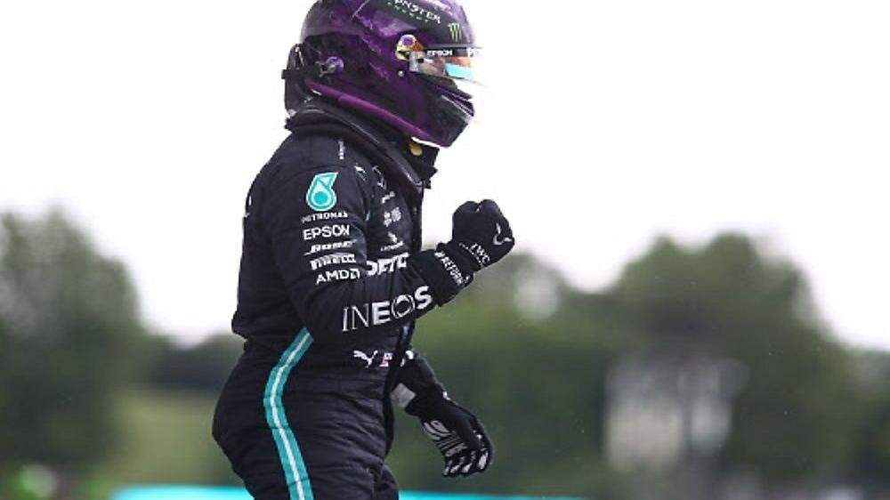 Lewis Hamilton kann wieder einmal jubeln