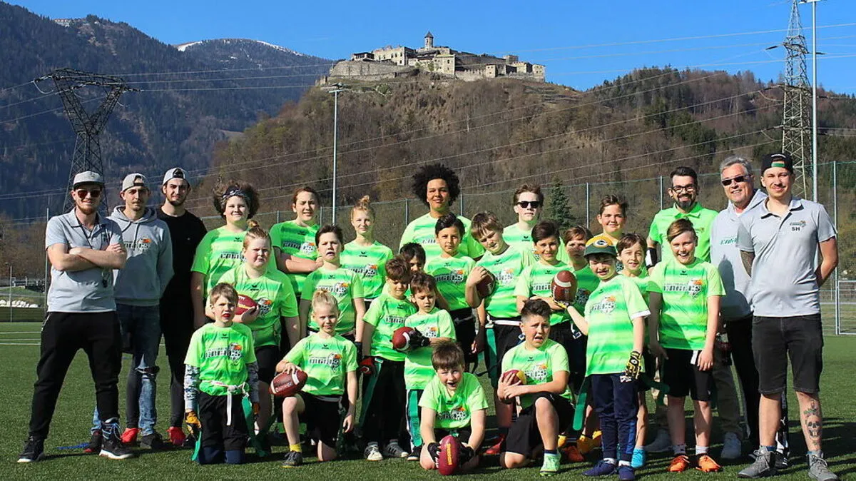 Die Carinthian Eagles trainieren zwei Mal pro Woche auf der Anlage in Landskron 