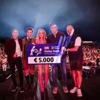Raffael Fux und Bernd Brodtrager (Bauernbund), Melissa Naschenweng, Andreas Prückler („Steirer helfen Steirern“), Alfred Pierer (Latschenhütte)