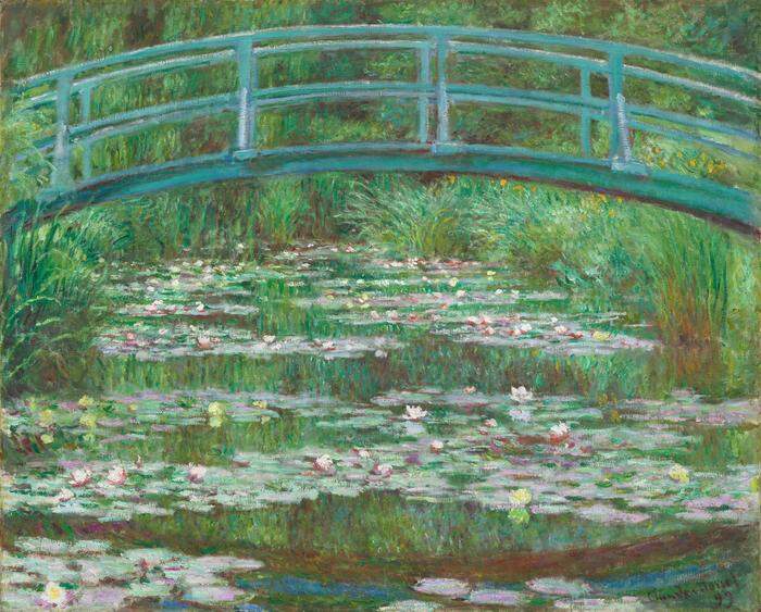 Idylle pur: Claude Monet und ein zentrales Motiv seines Spätwerks - der Seerosenteich in seinem Garten in Giverny