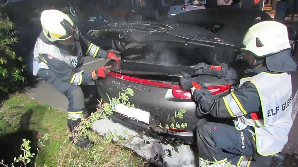 Die Feuerwehr Gleisdorf brachte den Brand unter Kontrolle