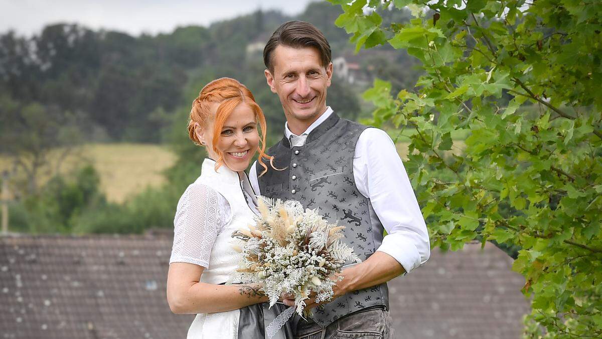 Alexandra Magnet und Ewald Weinberger haben geheiratet