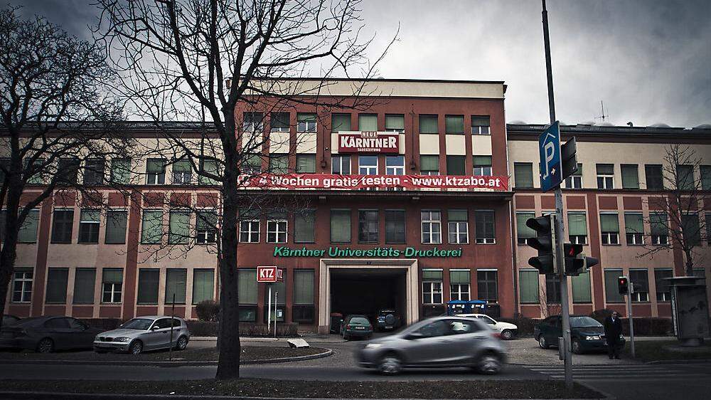 Im KTZ-Gebäude am Villacher Ring (Foto aus dem Jahr 2012) wurde die „Kärntner Tageszeitung“ jahrzehntelang produziert 