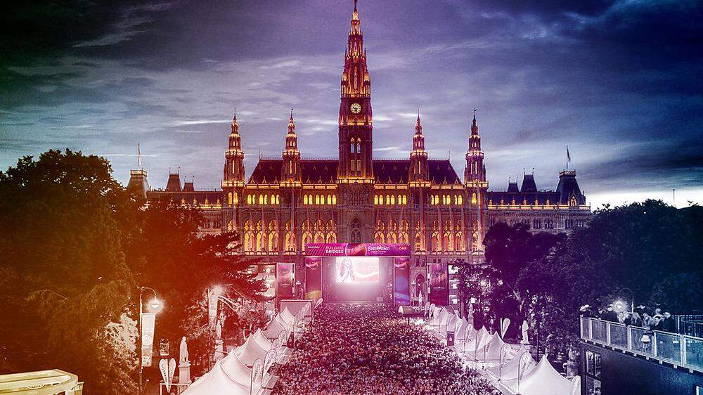 Auch der Wiener Rathausplatz soll im Mai zur Bühne werden