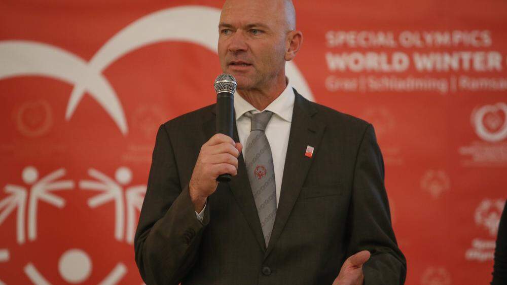 Jürgen Winter im Jahr 2017 als Special Olympics-Präsident