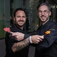 Sorgen in der Wiener Innenstadt für Genuss: Dominik Stolzer und Simon Fuchs.