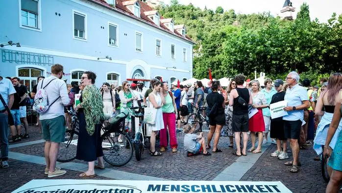 Treffpunkt war am Mariahilferplatz