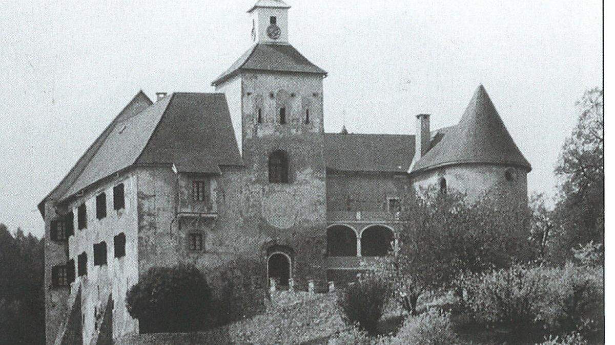 Das historische Schloss Thürn anno dazumal