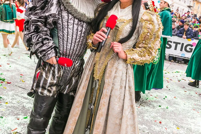 Hier baten Romeo (Erich Fuchs) und Julia (Sigrid Maurer) vom ORF-Steiermark ihre Gäste zum Interview.