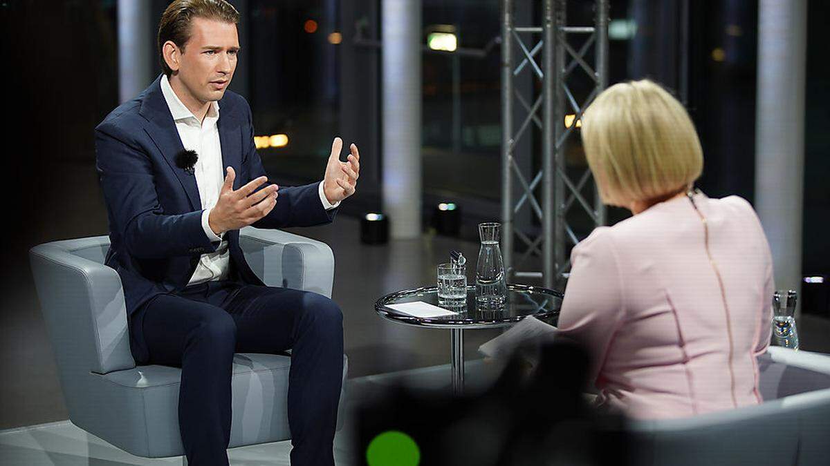 Bundeskanzler Sebastian Kurz präsentiert einen fünf-Punkte-Plan für den Herbst und Winter 