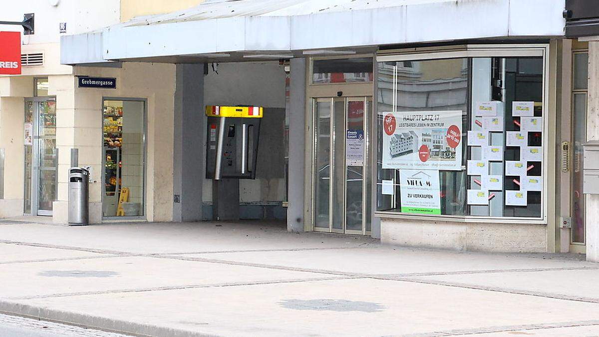 Leerstände am Hauptplatz trüben das Stadtbild