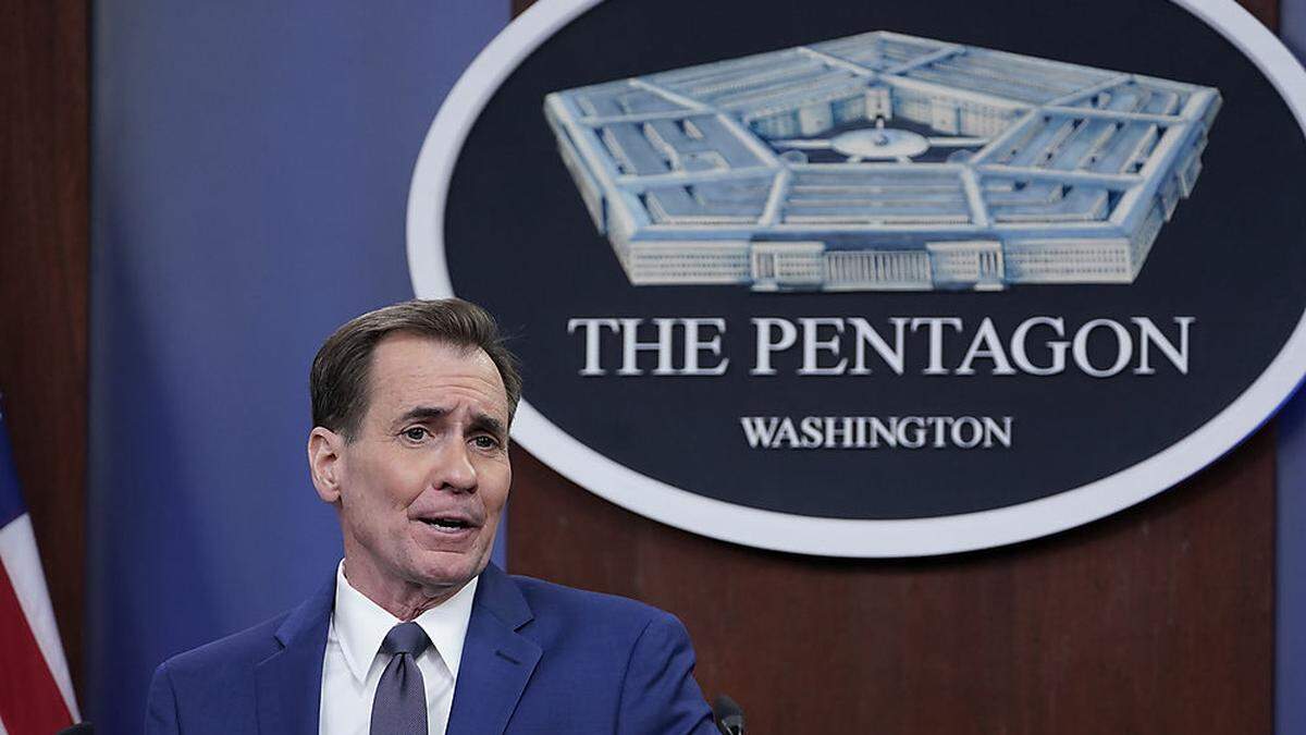 John Kirby ist Spreche des US-Verteidigungsministeriums