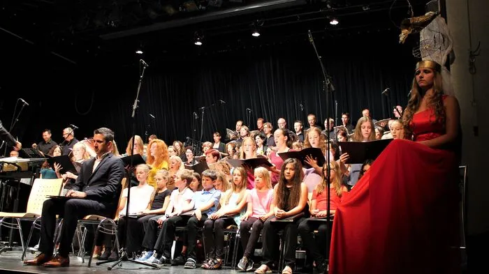 Auch der Schulchor des BG/BRG Gleisdorf war vertreten.