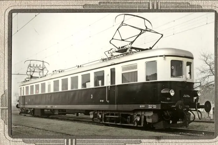 Eine historische Aufnahme des damals hochmodernes Verkehrsmittels
