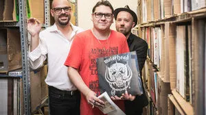 Bernd mit Boss Tino Kopanakis und Kollege und Freund Tom Taxacher