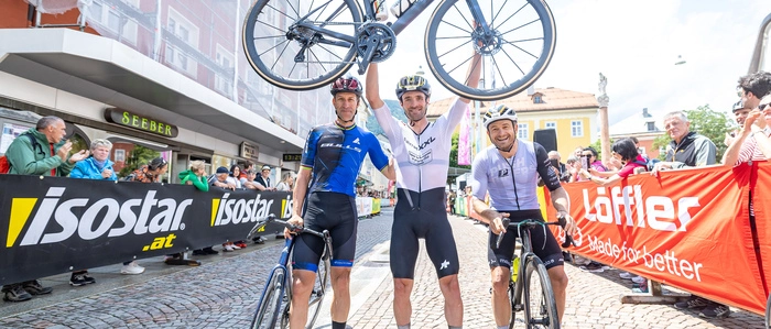 Alban Lakata (links) wurde im Vorjahr beim SuperGiro Zweiter