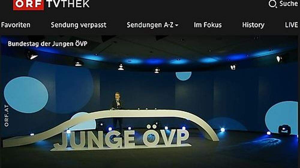 Streitpunkt: Der Parteitag wurde in der ORF-TVthek zur Gänze gestreamt
