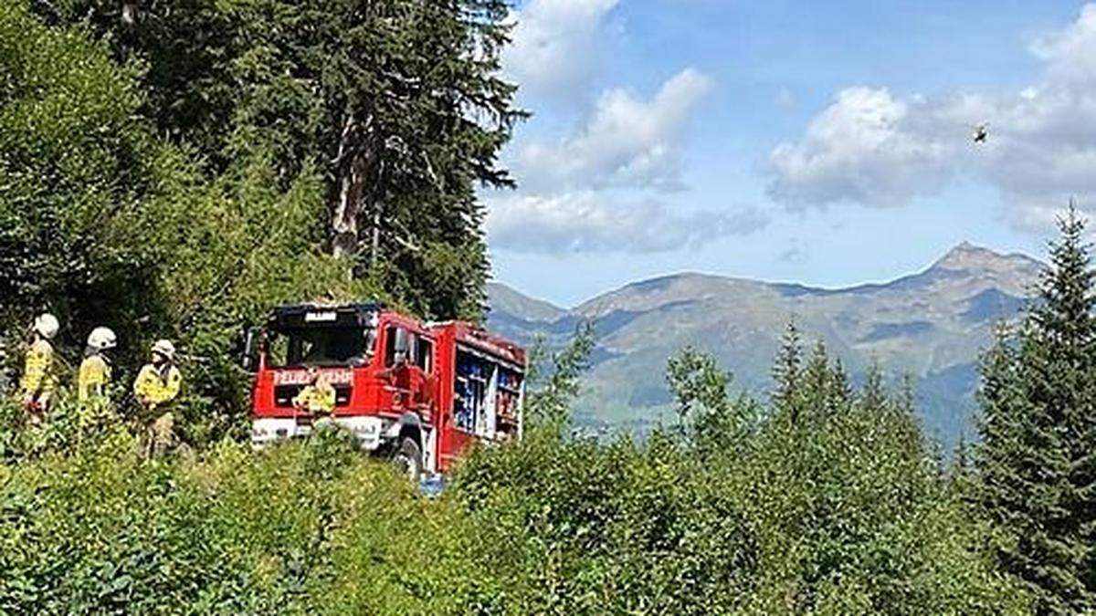 Feuerwehren, Bergretter und die Crew des Rettungshubschraubers waren im Einsatz