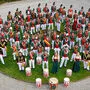 Die Schützengarde gemeinsam mit der Musikkapelle Himmelberg