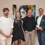 2019 rief Heinz Bozic (Mitte) mit Daniel A. Hofer die stART-Galerie ins Leben