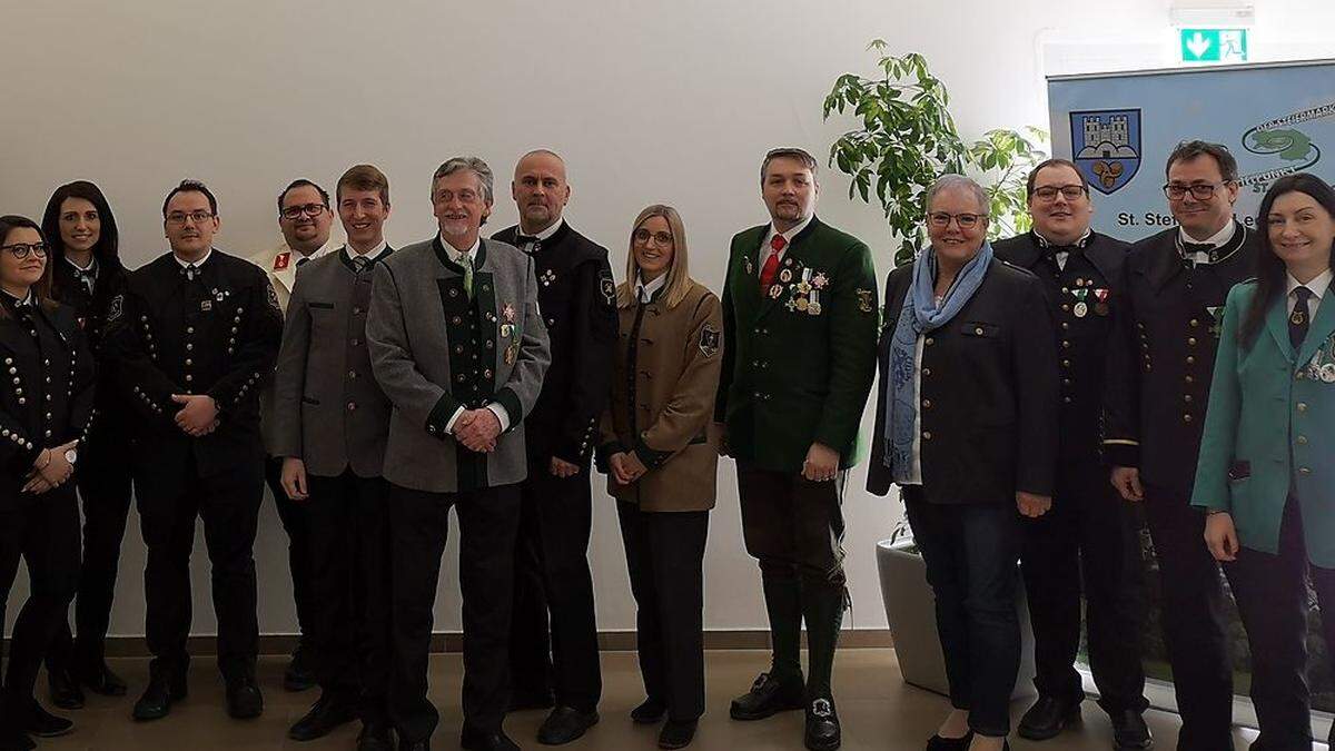 Der Blasmusikbezirksverband Leoben hielt seine Hauptversammlung in St. Stefan ab