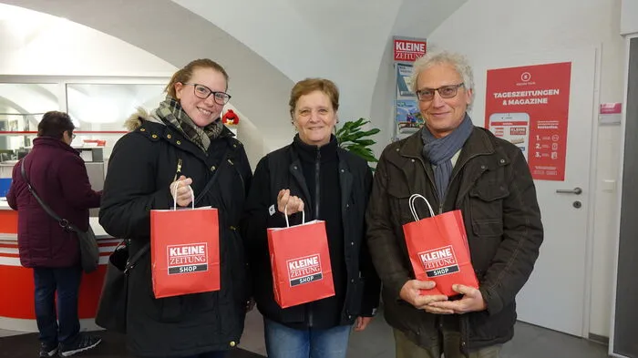 Die ersten Sackerln mit den österlichen Spezialitäten wurden schon um 8 Uhr abgeholt.