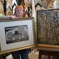 Eveline Rudres mit den Holzschnitten von Franz Weiß