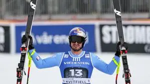 Dominik Paris gewann auch den Super-G in Kvitfjell