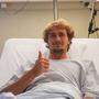Alexander Zverev grüßt seine Fans aus dem Krankenhaus