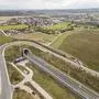 6m Erdwall Anrainer Bodenversiegelung ÖBB Südbahn Industrie Kühnsdorf November 2024