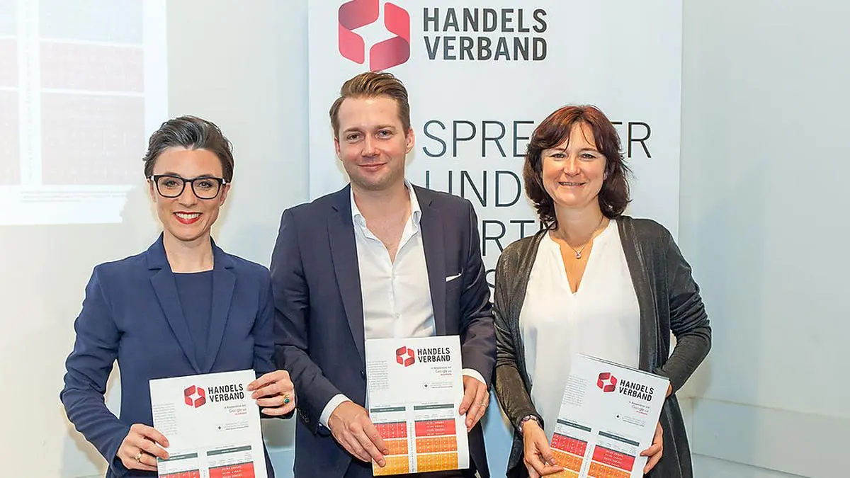 Christine Antlanger-Winter (Google), Rainer Will (Handelsverband), Petra Kacnik-Süß (MindTake Research)