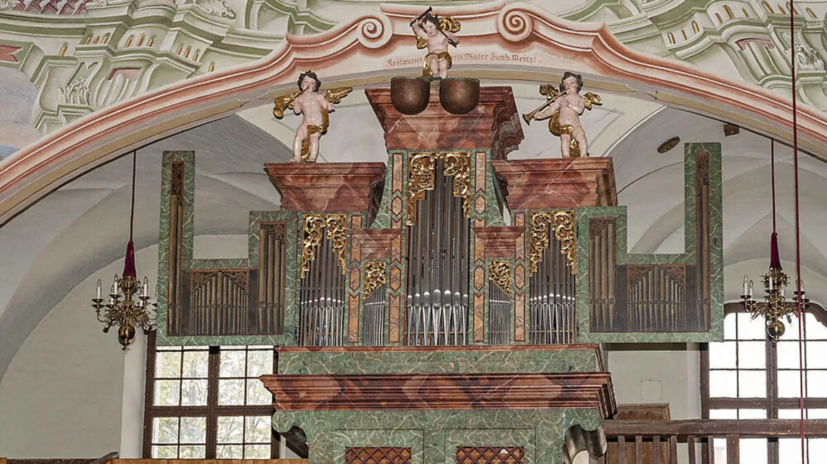 Die historische Orgel erstrahlt in neuem Glanz