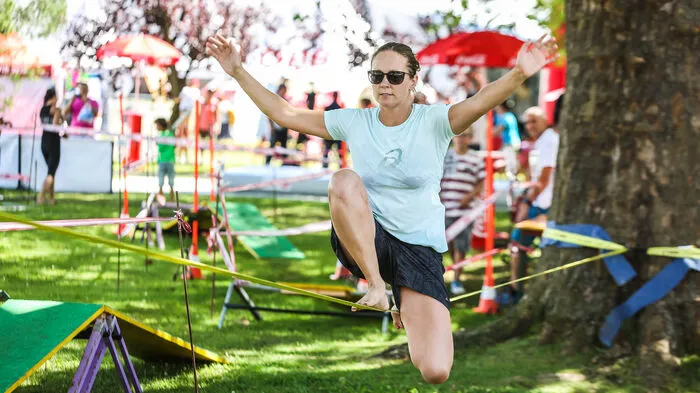 In der Running City und der Bewegungszone in der Klagenfurter Wörthersee Ostbucht wird ein buntes Programm für Groß und Klein geboten.