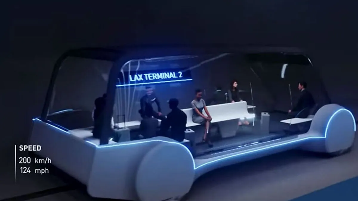 Kleinbusse sollen im Tunnelnetzwerk der Boring Company Vorrang haben