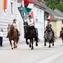 Das Kranzelreiten geht auch heuer im kleinen Rahmen über die Bühne