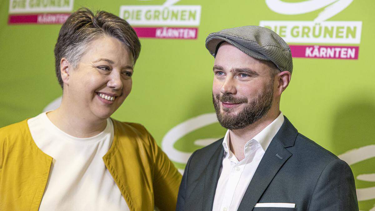 Seit März 2022 und bis zur Vorwoche traten Voglauer und Gräfling als Grüne Doppelspitze auf