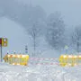 Die Straßensperre im tiefverschneiten Schladminger Obertal wird noch bis voraussichtlich Sonntag andauern