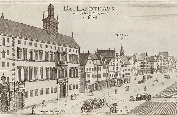 LANDHAUS/HERRENGASSE Macher - Graecium inclyti ducatus Styriae metropolis topographice descriptum  