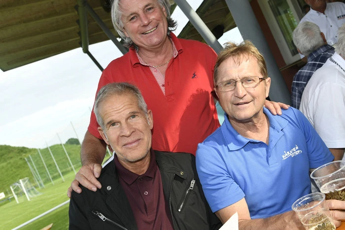 Helmut Grischenig, Peter Gasser und Herwig Kircher, sie spielten bei Spittal in den höchsten Spielklassen.