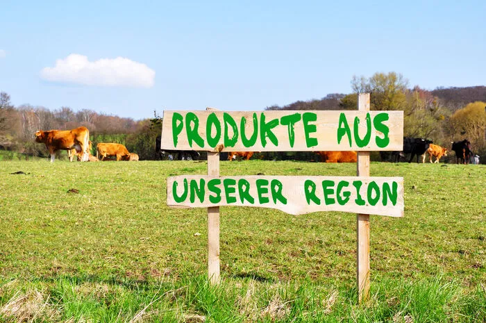 Beim Kauf von regionalen Lebensmitteln stärken Sie die heimische Wirtschaft