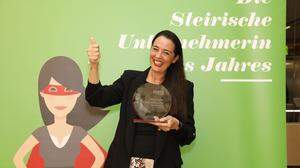 Felicitas Kohler (41) gewann heuer gleich drei Preise, zuletzt wurde sie als steirische Unternehmerin des Jahres ausgezeichnet