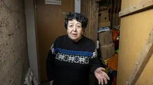 Juliane Wurmbrand vor ihrem Kellerabteil