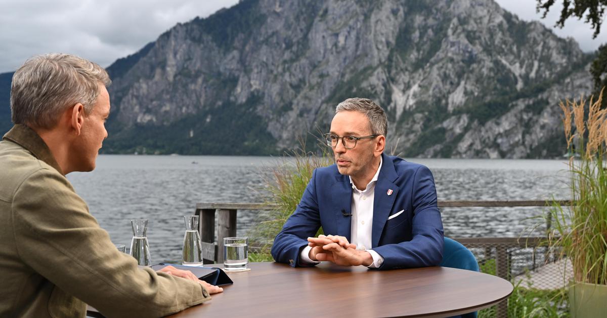 Herbert Kickl with Martin Thür on ORF: Unclean summer conversation?