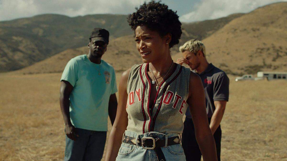 Ein Hoch auf das Seltsame: Daniel Kaluuya, Keke Palmer und Brandon Pere (von links) in Jordan Peeles Genremix „Nope“ 