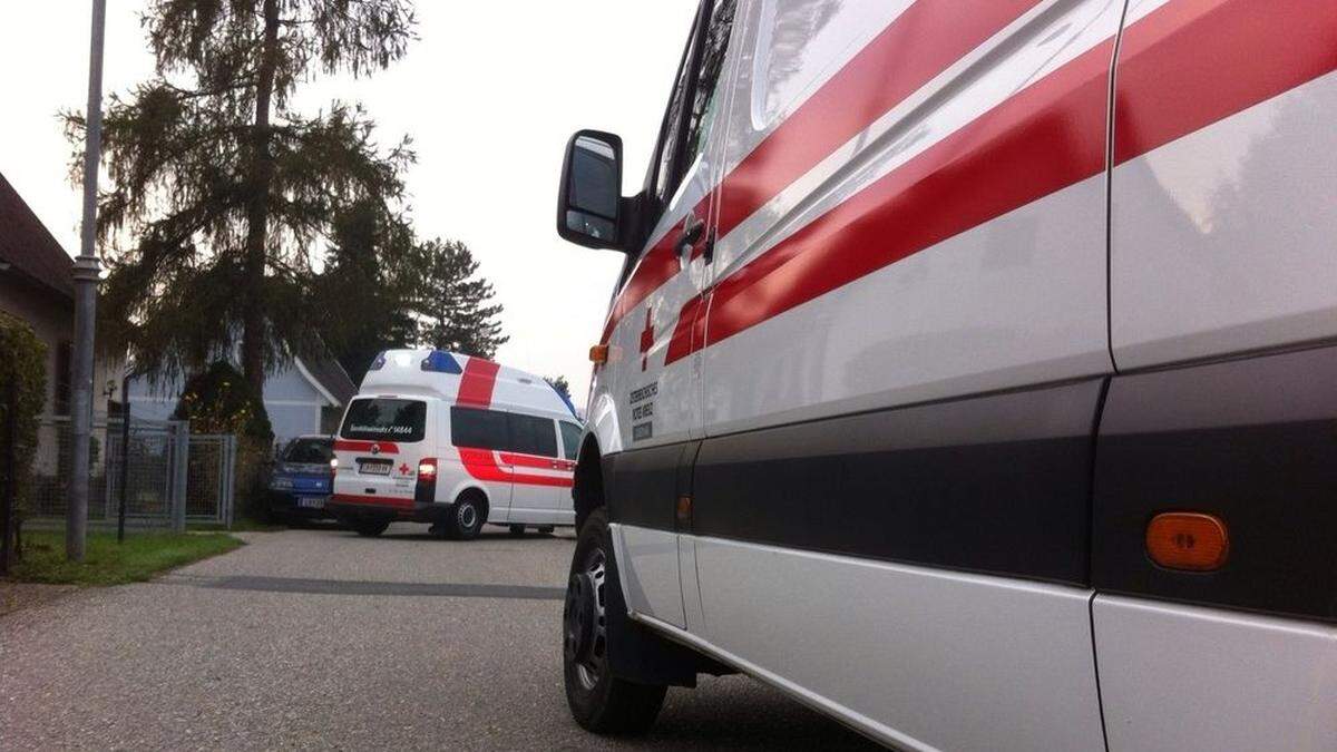 Der Radfahrer wurde ins Spital gebracht