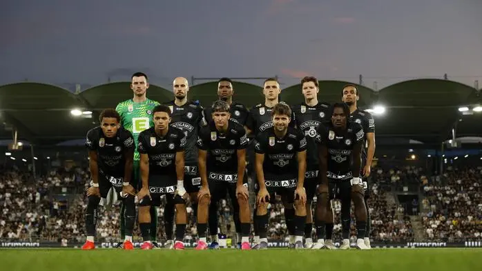 22,1 Jahre war das Team des SK Sturm im Schnitt alt
