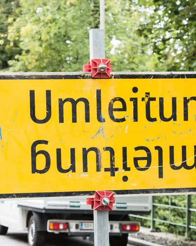 Es kommt zu Umleitungen