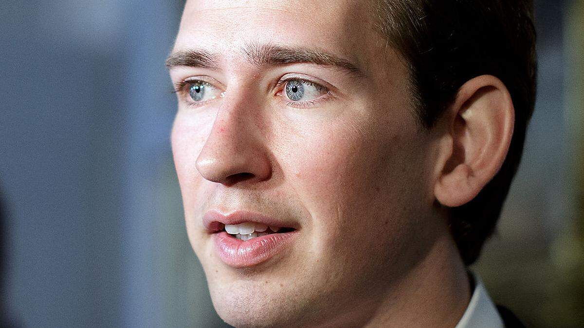 Außenminister Sebastian Kurz