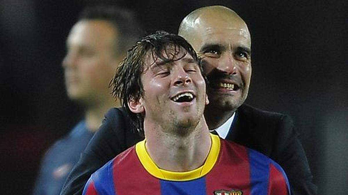 Sind sie bald wieder in Manchester vereint? Messi und Guardiola