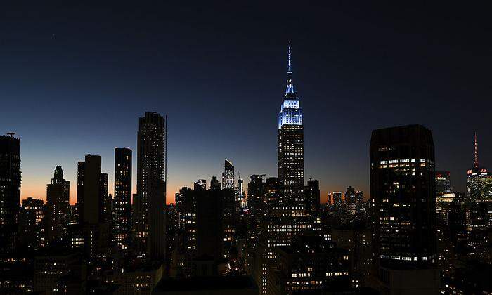 Licht-Zeremonie am Empire State Building